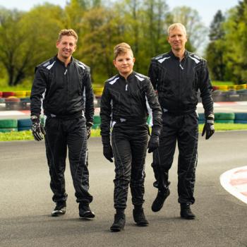 Speed Kartoverall SILVERSTONE RS-2 schwarz/weiß Gr. 3 XL